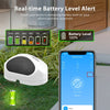 Haozee Tuya WiFi Smart Rainfall Sensor Outdoor IP66 Waterproof Rain Detector Wireless Real-Time Rain Detection Remote Monitor