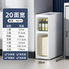 Multi-Tier Gap Storage Organizer Rack Ultra-Narrow Floor Storage Cabinet for Kitchen Bathroom Side Cabinet Mobile Toilet