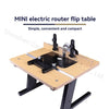 [Multi-Function] Router Table with Flip Board | Trim Router Mounting Table | Mini Woodworking Bench | Precision Carving Station