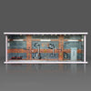 Adult 1/64 Scale Garage Scene Model Simulation With Lights Parking Lot Model Showroom Miniature Car Model Display Box Alloy Car