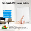 Smart Wireless Wall Switch Self-Powered no battery required Remote Control Push Botton Switch Panel Waterproof Light Switch