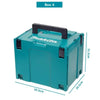 Makita MAKPAC Plastic Case Multi-layer Electric Drill Multi-functional Portable Equipment Storage Sell Separately 1PCS Tool Box