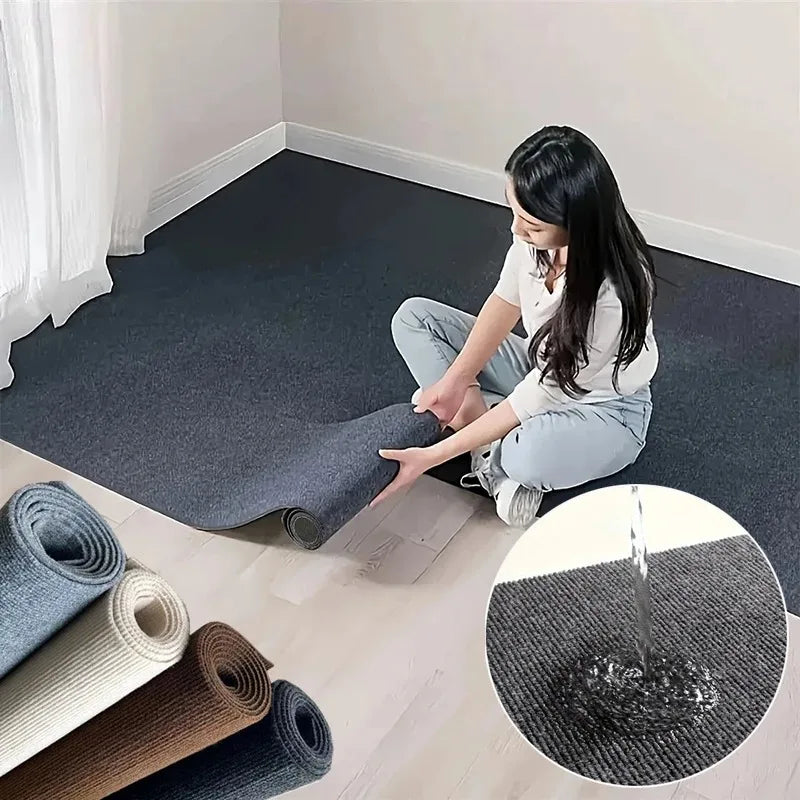 40cmx3m Waterproof Oil Proof Floor Mats for Kitchen Bathroom Outdoor Anti-Skid Rug Home Decor Premium Self-Adhesive Non Slip Pad