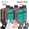 SUNLU 5KG Standard Resin 405nm LCD Printer Photon Curing Good Precision Smooth Surface Low Odor Model Garage Kit Printing