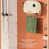 Mini Heater for Home Small Bathroom Heating Fans Wall Mounted PTC Ceramic Electric Heater with Remote Control Household