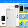 Tuya NFC Bluetooth Backlit Touch Keypad Access Control IP65 Waterproof RFID 13.56MHz Biometric Fingerprint Door Opener Keyboard