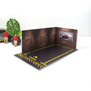 1 24 car garage model for Diecast Model Car Toy model parking Display Case PVC Parking Lot Model Simulation Parking Space Scene
