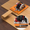 Woodworking Cutting Machine Base Plate Support Wooden Board Bending Cutting Positioning Template Jig Gypsum Board Slotting Tools