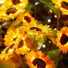 Garden Summer External Solar Lights Eternal Flower Sunflower LED Solar Lawn Lamp Festival Outdoor Wedding Camping Party Decor