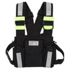 Chest Harness Front Pouch Yellow Reflective TYT Radio Tactical Harness Front Pack Vest Chest Bag Pouch For Walkie Talkie