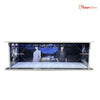 1/64 Garage Scene Model with Light Assembled Parking Lot Diorama Parking Place for Miniatures Cars Display