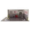 1:32 1:24 Diorama Garage for Diecast Model Car Toy Display Case PVC Parking Lot Model Simulation Miniature Parking Space Scene