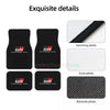 Gazoo Racing Car Floormat Heavy Duty Front Rear Rubber Floor Mats Carpet Floor Protection Fits Most Vehicles