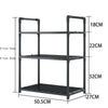 Storage Shelves Organizer Sturdy Shelving Space-Saving Shelves Organizer for Pantry Laundry Kitchen