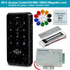 YiToo Fully Waterproof Door Access Control System Kit, 3000 Users Smart Keyboard with Electric Locks and Professional Power Unit