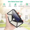 Outdoor Solar Light External Solar Power Headlights Christmas Led Lights Lamp Wall Sensor the Garden Lighting Waterproof Lamps
