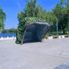 Modern Camouflage Iron Galvanized Single Car Easy Use Garage Outdoor Carport Canopy Folding Waterproof Car Cover Tent for Car