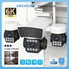 6K Triple‑Lens Outdoor PTZ Camera