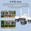 6K Triple‑Lens Outdoor PTZ Camera