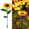 Garden Summer External Solar Lights Eternal Flower Sunflower LED Solar Lawn Lamp Festival Outdoor Wedding Camping Party Decor