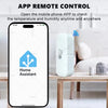 Smart Zigbee Temperature Humidity Sensor Home Indoor Hygrometer Thermometer Smart App Remote Monitor Work With Alexa Zigbee2MQTT