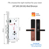 Tuya Smart Fingerprint Door Lock Smart Wifi APP Lock Bluetooth Unlock Security Intelligent Lock Biometric Electronic Door Lock