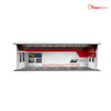 1/64 Garage Scene Model with Light Assembled Parking Lot Diorama Parking Place for Miniatures Cars Display