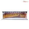 1/64 Garage Scene Model with Light Assembled Parking Lot Diorama Parking Place for Miniatures Cars Display
