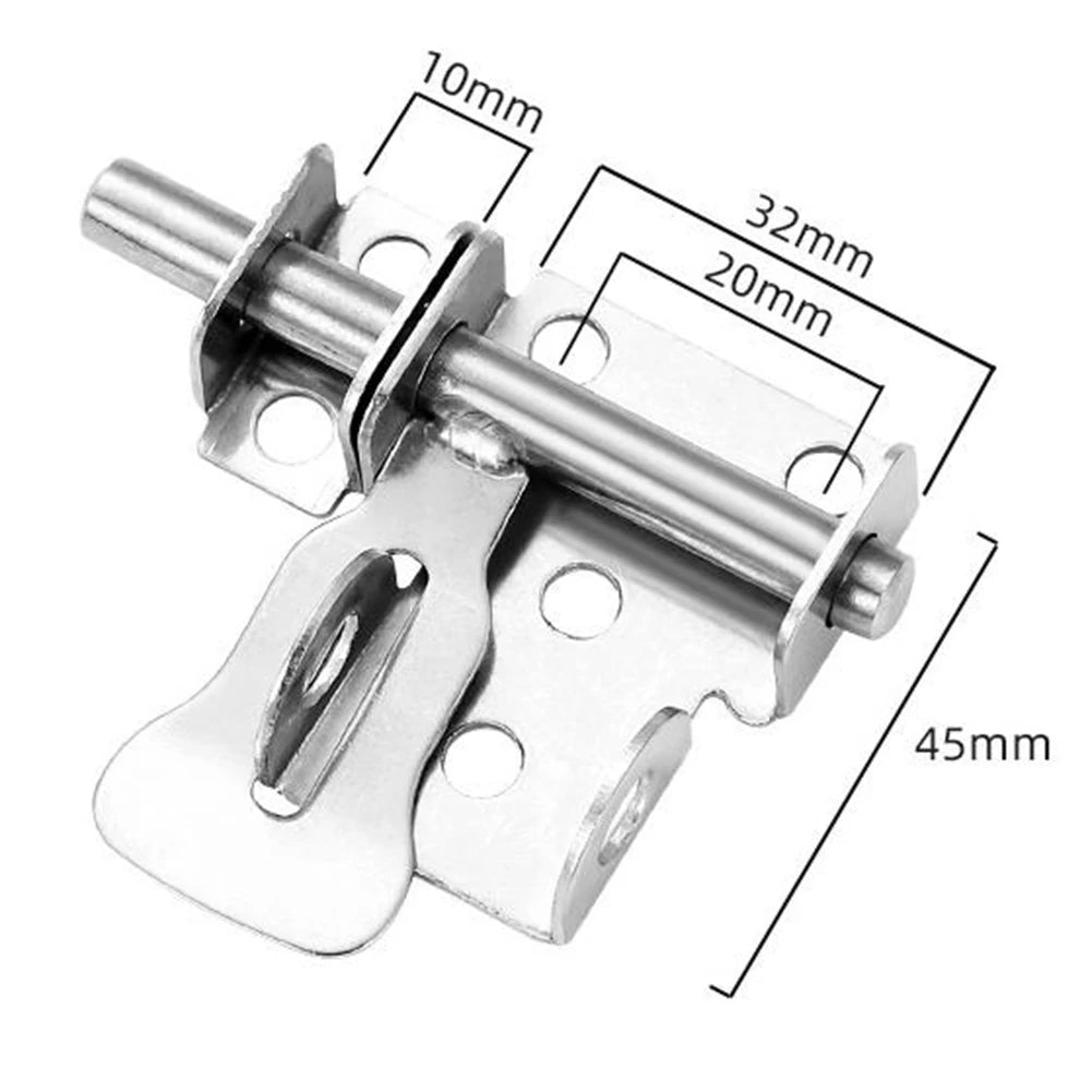 1PCS Stainless Steel Pin 30*25mm/32*45mm Thumb Latch Home Renovation For Home Bedroom Safety Box Door Hardware Accessories