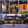 Solar Lights Outdoor Waterproof Solar Porch Lights for Door Patio Yard Outside Decorative Motion Sensor with 3 Lighting Modes