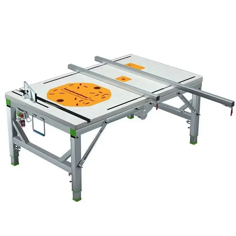 DIY Folding Workbench Multifunctional Woodworking Workbench Woodworking Saw Table Portable Folding Lifting Saw Table Decoration