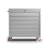 RW Workshop Stationary Garage Storage Tool Box Toolbox Worktable Work Bench With Hooks Plate Board Heavy Duty Steel Cabinet