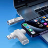 Lenovo 16TB 3.0 USB Flash Drive Metal High-Speed Pen Drive 2TB 128GB Waterproof Type-C Usb PenDrive For Computer Storage Devices