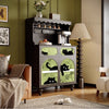 Shelves Dining Cabinet Standing Organizer Door Tall Living Room Cabinet Black Entryway Meuble De Rangements Home Accessories