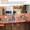 1 Heavy-Duty Iron Garage Storage RackSuitable for Trimmer and Power Tools - Space-Saving Wall-Mounted Storage Rack