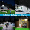 Solar Lights for Outside, 172/400LED 3 Modes Motion Sensor Lights with Remote Control, Outdoor Solar Lights for Yard,Patio,Garde