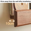 Living Room Wooden Wall Shelves Mount Storage Organization Magazines Wall Shelves Bedroom Walls Shelf Racks Home Decorations
