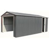 12x20FT Heavy Duty Outdoor Alloy Steel Garage Shed Extra Large Weather Resistant Carport Lockable Double Hinged Garden Furniture