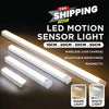 Motion Sensor LED Under Cabinet Lamp Dimmable Rechargeable Night Light Stairs Closet Room Aisle Tube Bar Detector Bulb