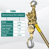 Manual Tensioner Double Hook Wire Tightener Multi-functional Wire Rope Small Hand Plate Hoist Electricity Tightener