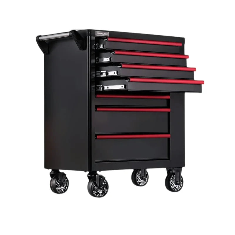 6Drawer Heavy Duty Garage Storage Tool Box Chest Rolling Tool Cabinets