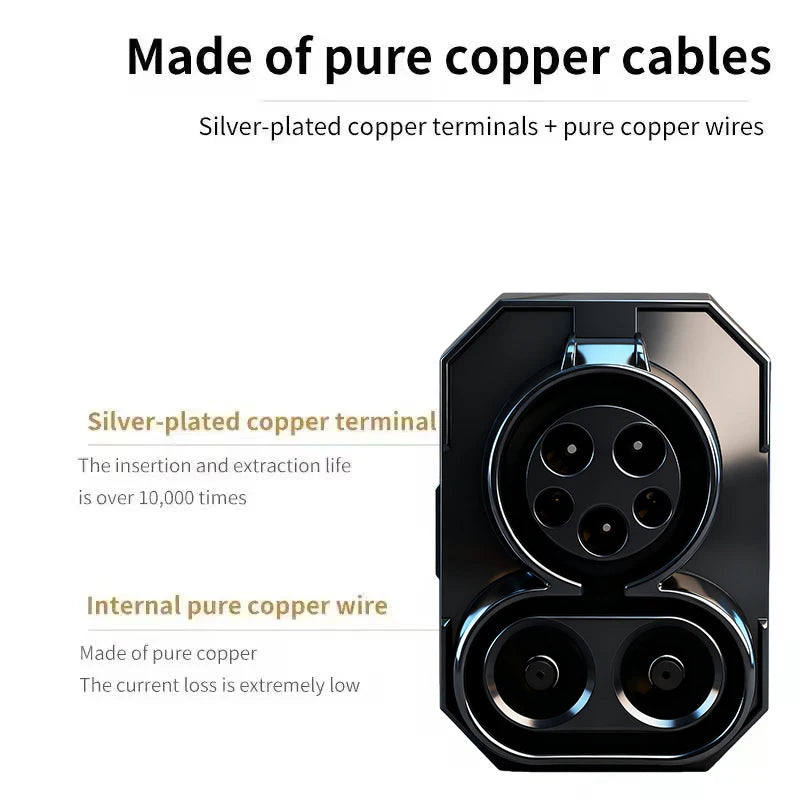 CCS1 to CCS2 EV Charger Adapter 2300A EV CCS1 DC to CCS2 Electric Vehicle Charger Fast EV Charging Adapter Factory directly sale