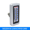 Metal Standalone Access Controller Wiegand Output RFID Card Reader IP67 Waterproof Zinc Alloy Keypad 125Khz Card WG26/34 Reader