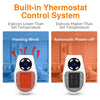 Plug In Electric Heater 500W Portable Room Heater Remote Control Mini Radiator Heating Stove Home Appliance Warmer