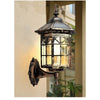 Outdoor Solar Wall Light for Courtyard, Corridor & Passageway - Motion Sensor, European Retro Style, Waterproof