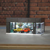 1/64 Garage Scene Model Simulation Parking Place with Light Voice Control Electronic Door Connected in Series Cars Display Boxes