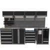 Garage Mechanic Tools Organizing Cabinets: Premium Steel Combo Of Drawer Cabinet And Double-Door Tool Cabinets