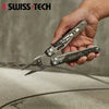 SWISS TECH 37 In 1 Multitool Pliers EDC Folding Multi Tool Scissors With Replaceable Saw Blade Outdoor Survival Hand Tools