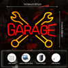 Garage LED neon light decoration sign, used for wall decoration of rainbow lights in car shops, garages, and car repair shops