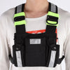 Chest Harness Front Pouch Yellow Reflective TYT Radio Tactical Harness Front Pack Vest Chest Bag Pouch For Walkie Talkie